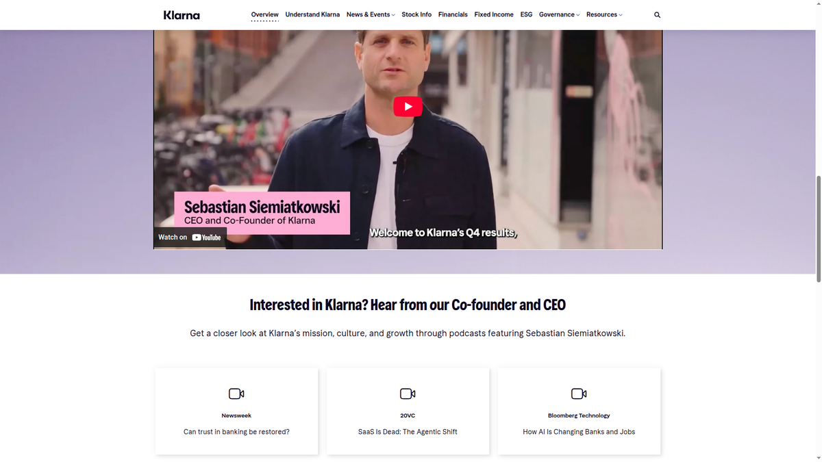 Klarna Posts First Billion-Dollar Revenue Quarter as Banking Services Drive Growth