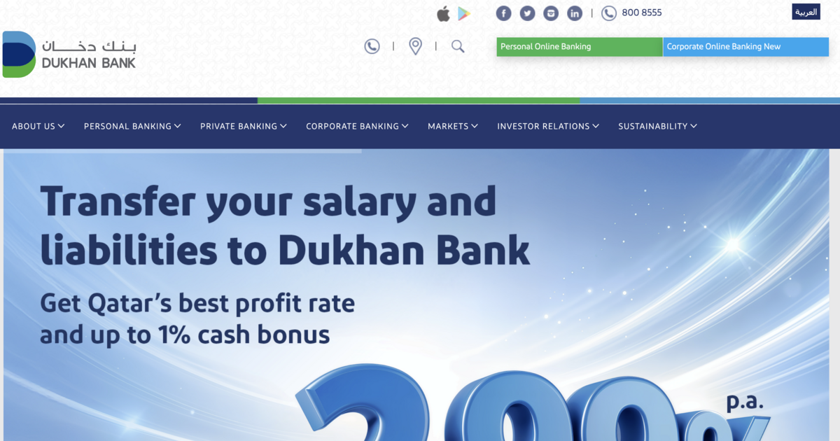 Best Digital Transformation 2025: Dukhan Bank