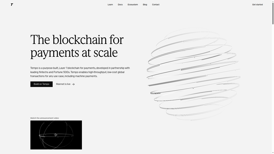 Stripe-Backed Tempo Launches AI Payments Protocol as Race for Agentic Commerce Heats Up