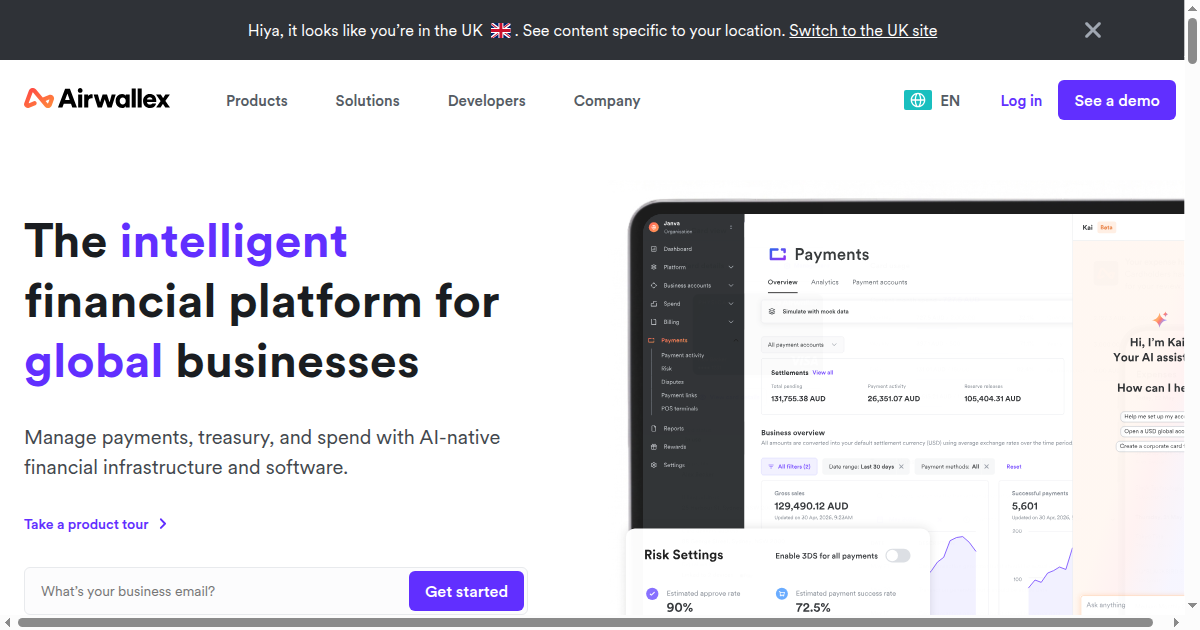 Airwallex Raises 320 Million Dollars at 11 Billion Dollar Valuation as Agentic Finance Bet Accelerates